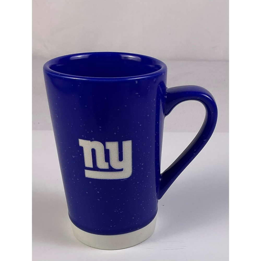 New York Giants NFL Blue Speckled Ceramic‎ Coffee Mug Logo Brands